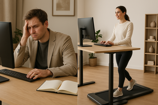 Sitting while working vs Walking while working